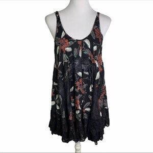 Intimately free people lace trapeze dress size S Floral